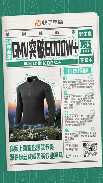 快手电商助力泉州男装运动产业带发展推动新老商家实现生意跃迁(图11)